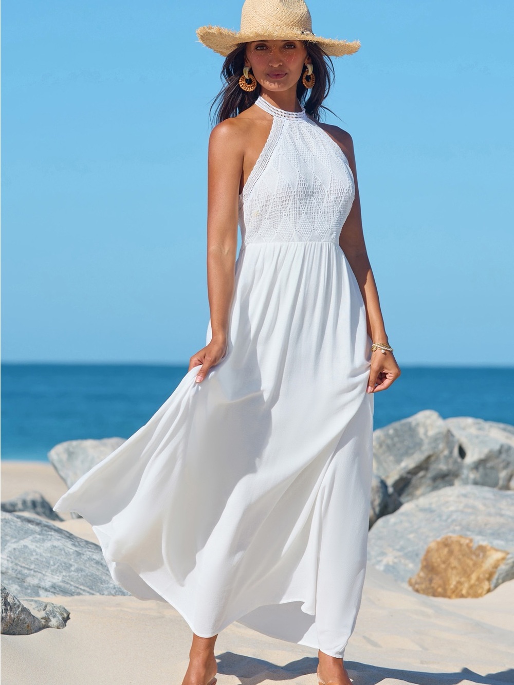 Cupshe Everlasting Charm White Maxi Dress - Picture 5 of 8